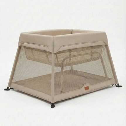 Airpod 3 Travel Cot Includes Newborn Bassinet Insert - Beige