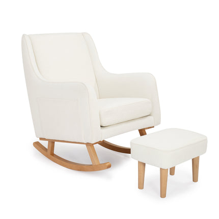 Ida Nursing Chair with Stool - Boucle