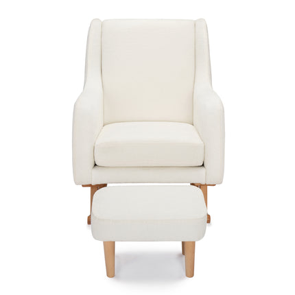 Ida Nursing Chair with Stool - Boucle