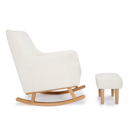 Ida Nursing Chair with Stool - Boucle