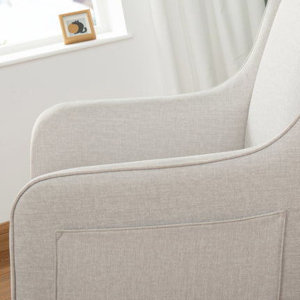 Ida Nursing Chair with Stool - Cashmere