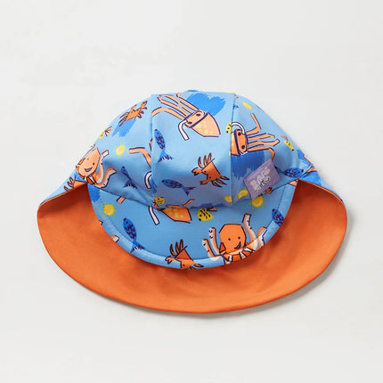 UPF 40+ Reversible Swim Hat for Babies and Toddlers
