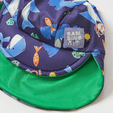 UPF 40+ Reversible Swim Hat for Babies and Toddlers