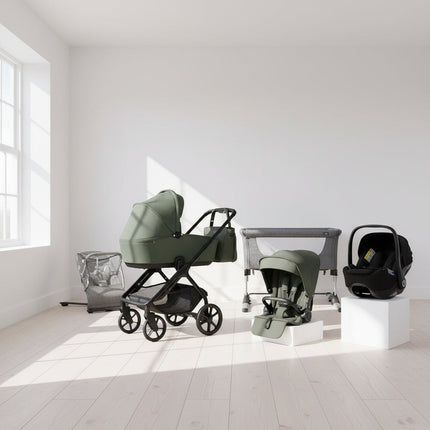 Jane Keep 3in1 + Sleep Carrycot + Kombibaby Car Seat + Nursery Bundle