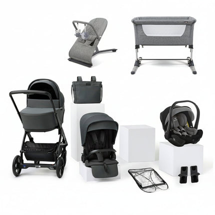 Jane Keep 3in1 Travel System + Sleep Carrycot + Be Cool i-Size Car Seat + Nursery Bundle