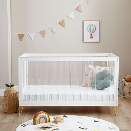 Kimi XL Acrylic 2 Piece Nursery Furniture Set