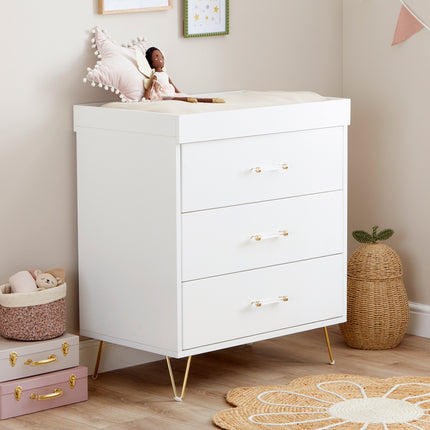 Kimi XL Acrylic 2 Piece Nursery Furniture Set