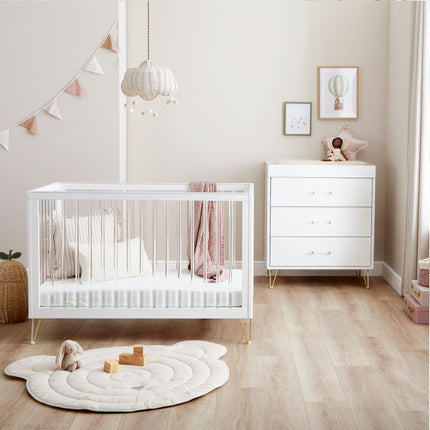 Kimi Acrylic 2 Piece Nursery Furniture Set