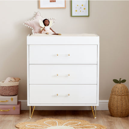Kimi XL Acrylic 2 Piece Nursery Furniture Set
