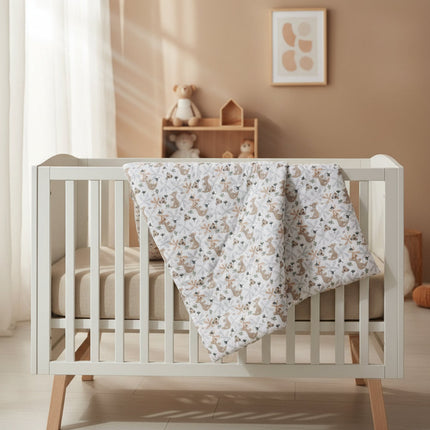 FORREST 3 Piece Reversible Cot Bed Set – Organic Cotton Baby Bedding - Koalaroo