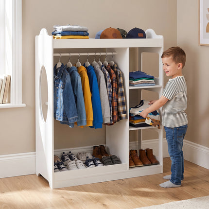 Kid's Dressing Rail with Mirror