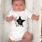 To The Moon and Back Vest - Personalised | 0 - 3 Months