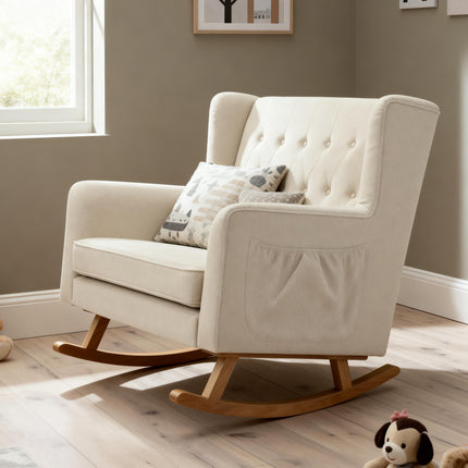 Lux Convertible Snuggle Rocking Chair - Ivory