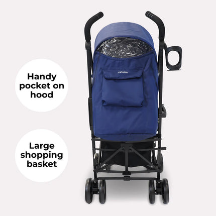 Lightweight Stroller - Blue & Grey