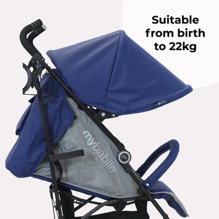 Lightweight Stroller - Blue & Grey