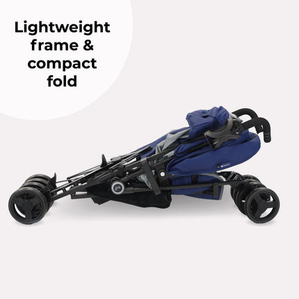 Lightweight Stroller - Blue & Grey