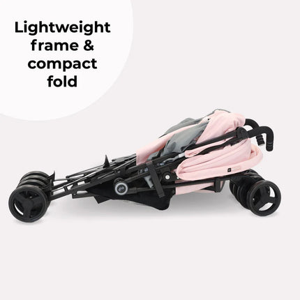 MB02 Lightweight Stroller - Pink & Grey