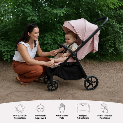 MB170 Plus Pushchair - Pastel Pink