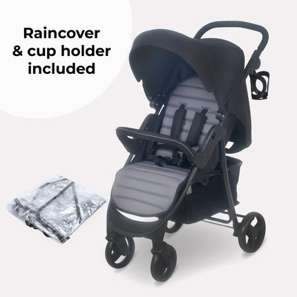 MB30 Plus Pushchair - Black/Grey