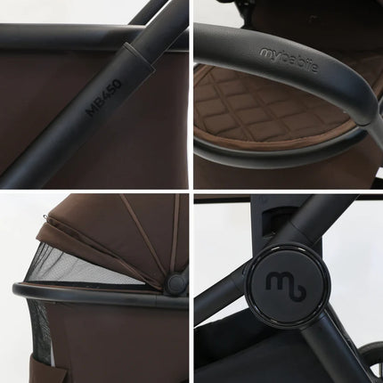 MB450 2-in-1 Pushchair & Carrycot - Chocolate