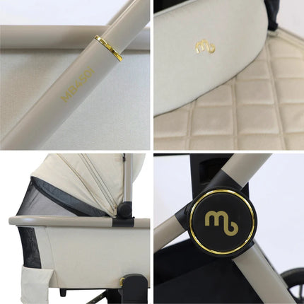 MB450 2-in-1 Pushchair & Carrycot - Ivory