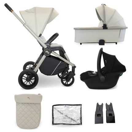 MB450i 3-in-1 Travel System + Car Seat - Ivory