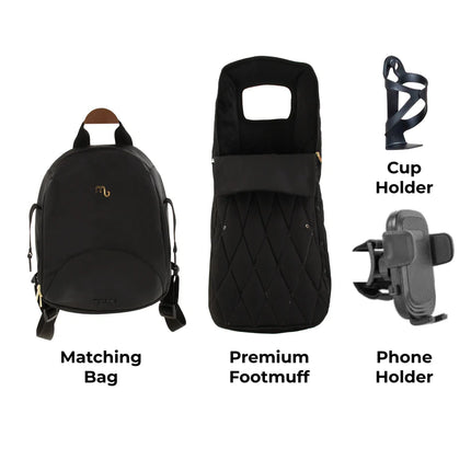 MB450 LUXE 3-in-1 Travel System - Black
