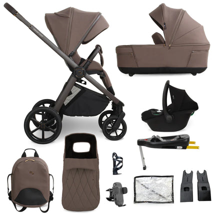 MB450 LUXE 3-in-1 Travel System with Car Seat + Base - Cookie