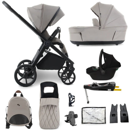MB450 LUXE 3-in-1 Travel System with Car Seat + Base - Mink