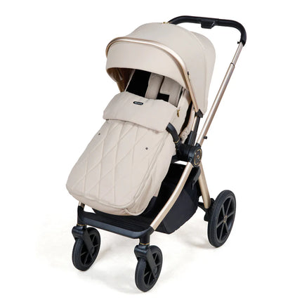 MB450 LUXE 3-in-1 Travel System with Rotating Car Seat + Toddler Seat + Base - Feather