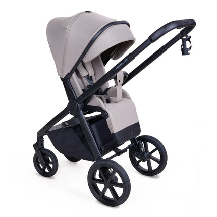 MB450 LUXE 3-in-1 Travel System with Rotating Car Seat + Toddler Seat + Base - Mink