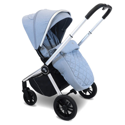 MB450i 3-in-1 Travel System + Car Seat - Steel Blue