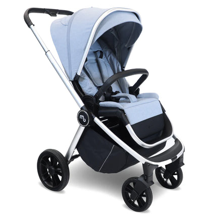 MB450i 3-in-1 Travel System + Rotating Car Seat & IsoFix Base- Steel Blue