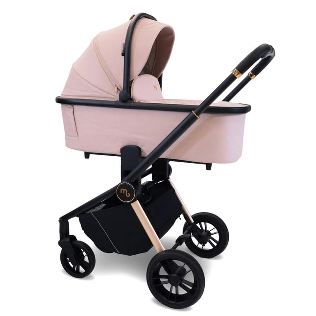 MB450i 3-in-1 Travel System + Car Seat & IsoFix Base- Pastel Pink