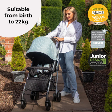 MB51 Plus Stroller - Quilted Aqua