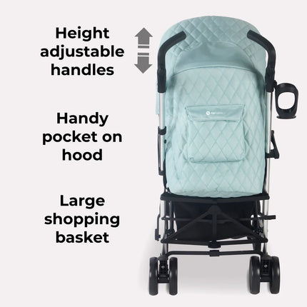 MB51 Plus Stroller - Quilted Aqua