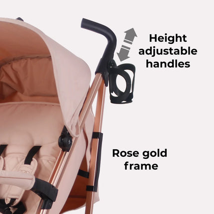 MB51 Plus Stroller - Rose Gold Blush
