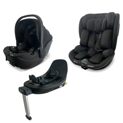 Rotating Family Set with Base, Infant Carrier and Toddler Car Seat
