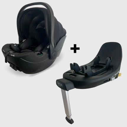 Rotating Infant Carrier Car Seat and Base - Black