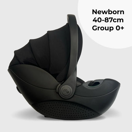 Rotating Infant Carrier Car Seat and Base - Black
