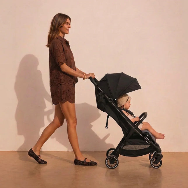 MBX6 Compact Auto Fold Stroller - Black/Grey