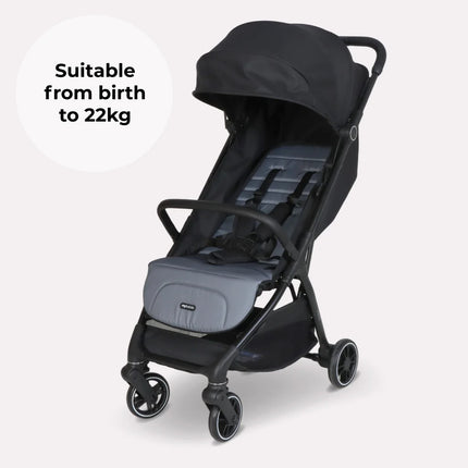 MBX6 Compact Auto Fold Stroller - Black/Grey
