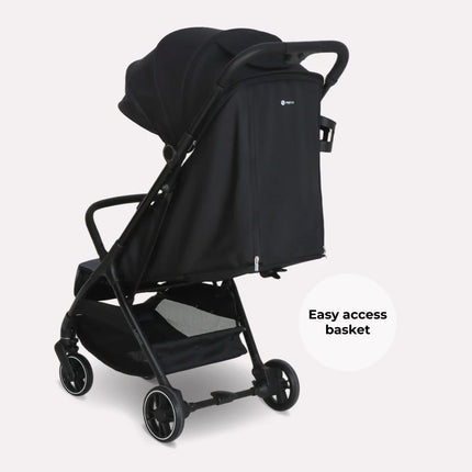 MBX6 Compact Auto Fold Stroller - Black/Grey