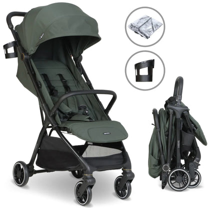 MBX6 Compact Auto Fold Stroller - Forest Green
