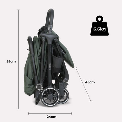 MBX6 Compact Auto Fold Stroller - Forest Green
