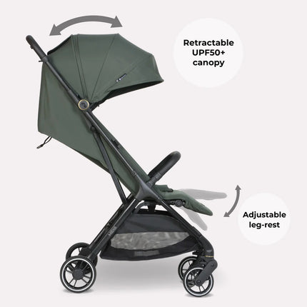 MBX6 Compact Auto Fold Stroller - Forest Green