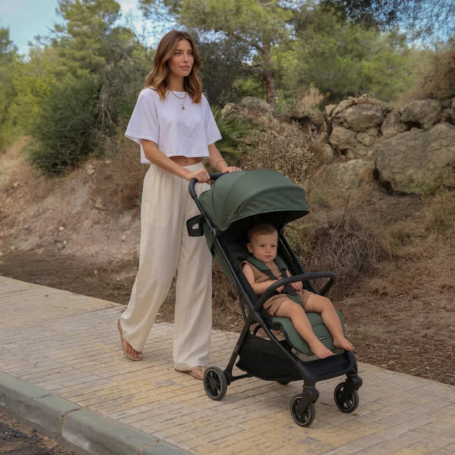 MBX6 Compact Auto Fold Stroller - Forest Green