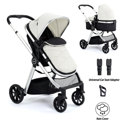 Mimi 2 in 1 Pram & Pushchair - Silver