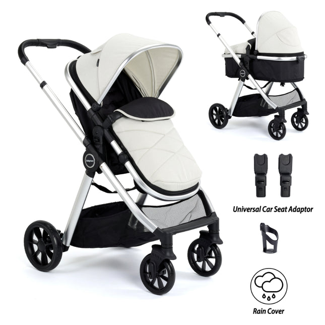 Mimi 2 in 1 Pram & Pushchair - Silver