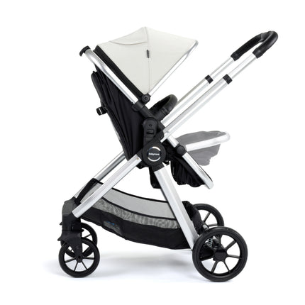Mimi iSize Travel System with Pecan Car Seat - Silver